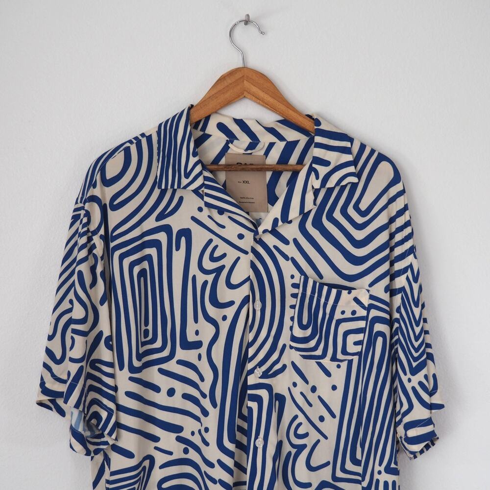 OAS Viscose Eldovado Camp Collar Shirt - Sz.XXL
